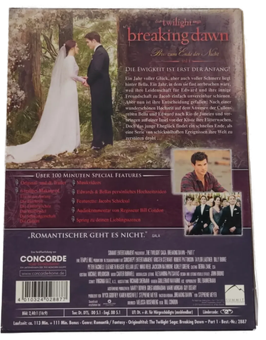 2 DVD's Breaking Dawn "Biss zum Ende der Nacht" Teil 1 Fanedition  – Bild 2