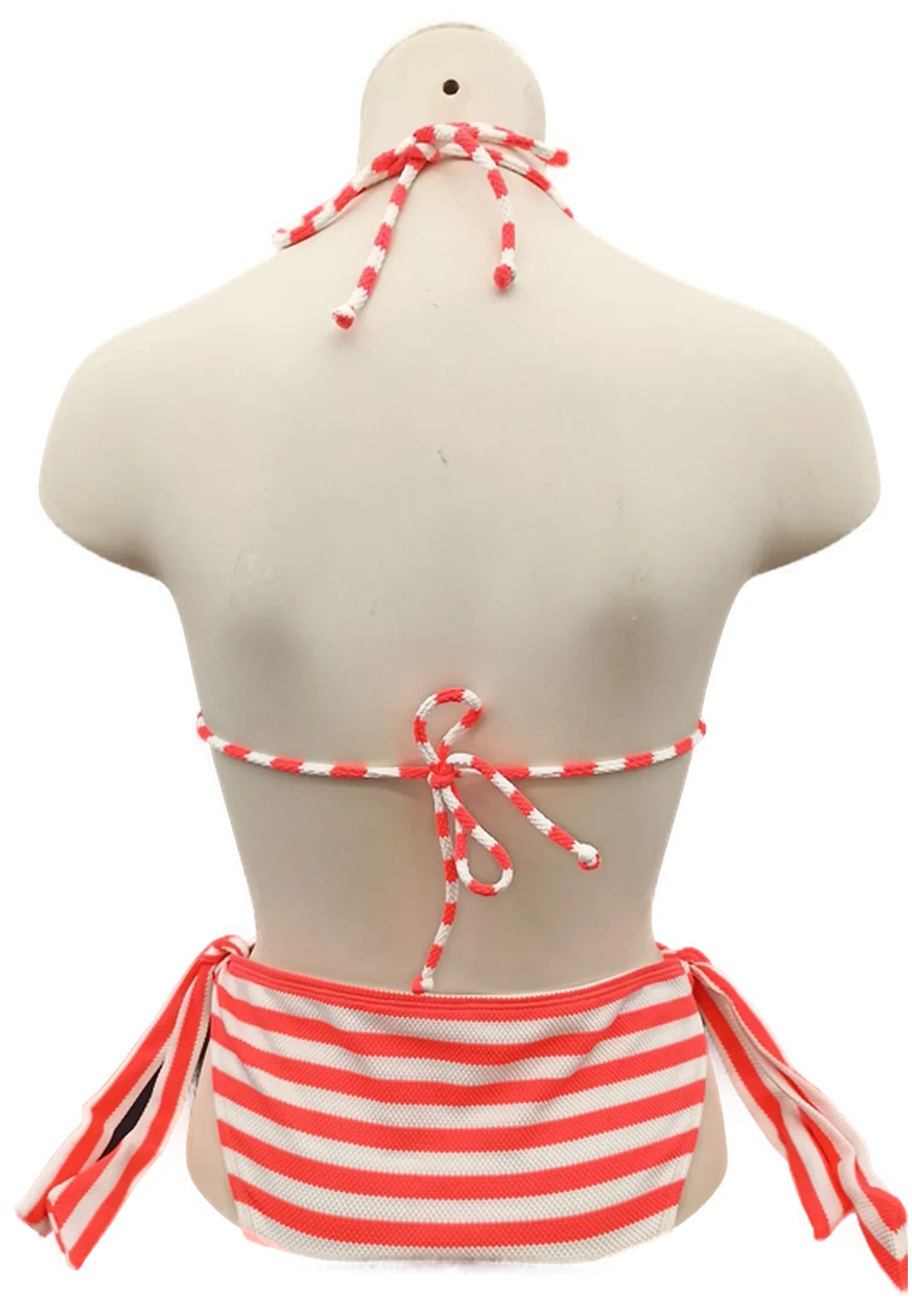 Skiny Triangel-Bikini neon pink/weiß gestreift Gr. 40 – Bild 2
