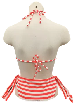 Skiny Triangel-Bikini neon pink/weiß gestreift Gr. 40 – Vorschau 2