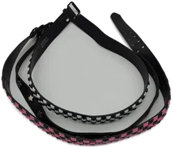 Gürtel Set 3tlg., schwarz/braun/pink  - Bild 9