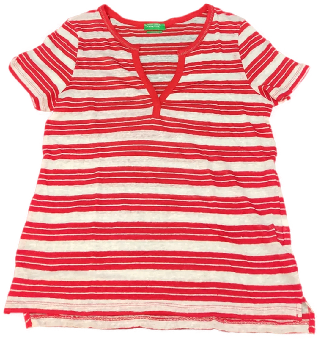 United Colors of Benetton Kindershirt rot/weiß Gr. M - Bild 4