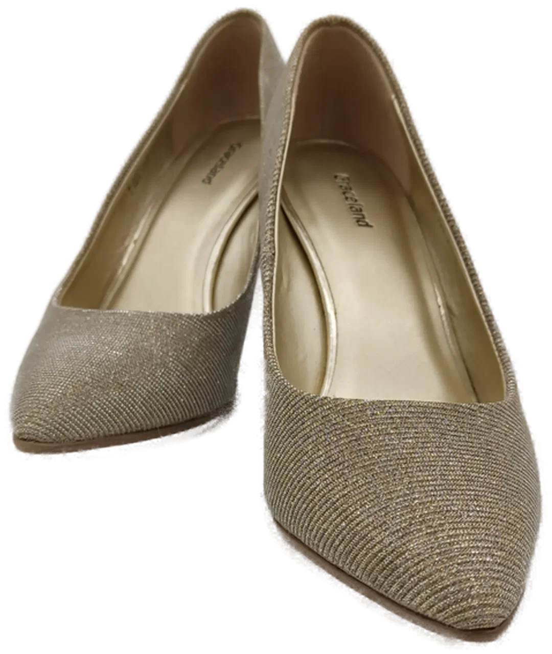 Graceland Damen  Pumps High Heels gold glänzend - Gr. 37 – Bild 2