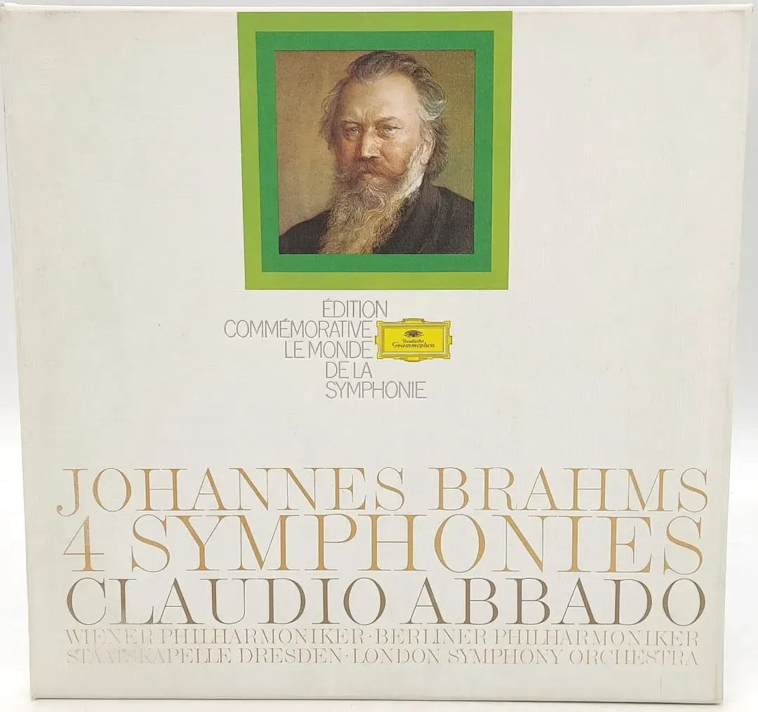 Vinyl 4 Stück Schallplatten Claudio Annado dirigiert Johannes Brahms 4 Symphonies - Bild 2