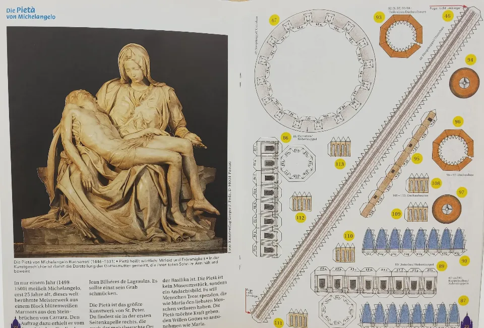 Der "Petersdom" zum Nachbauen  -Bastelbögen  – Bild 3