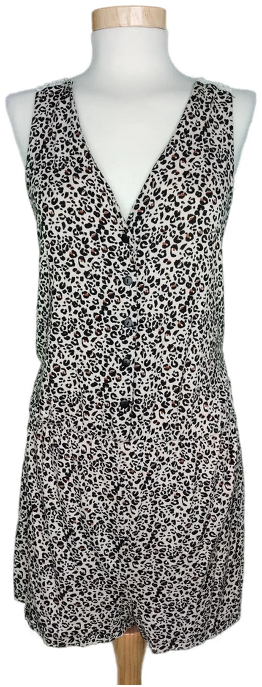 Laura Torelli Damen Jumpsuit mit Spitze im Rücken - M/38 - Bild 1