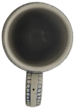 Gerz Bierkrug mit 2 Liter Fassungsvermögen aus Keramik in grau-blau - Bild 4