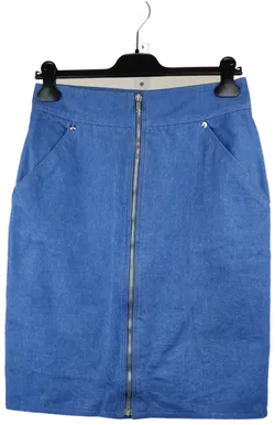 Genny Vintage 80er Jahre Damenkostüm jeansblau- L/40 - Bild 4