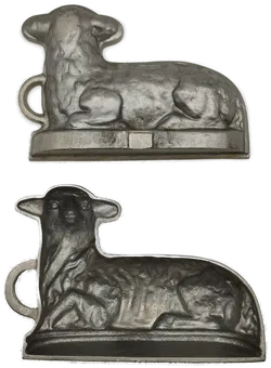 Lamm Gussform aus Aluminium - 15x22x10cm - Bild 3