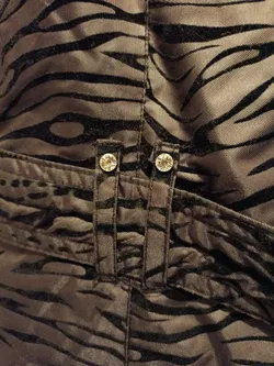 Safine by Etirel Damen Winterjacke braun-schwarz Gr. 38 - Hochwertige gestreifte Winterjacke - Bild 6