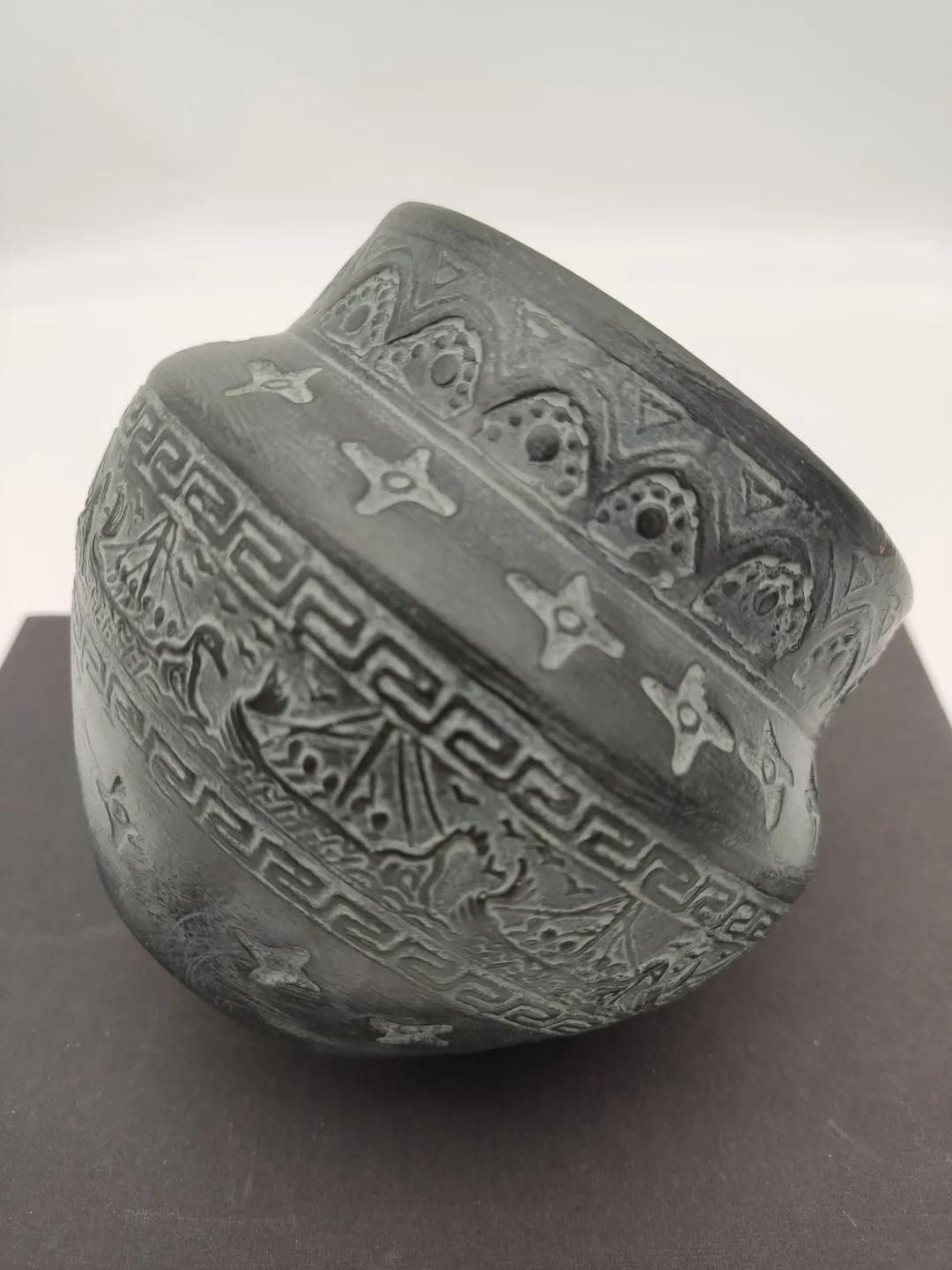 Griechische Keramik Vase Antiken-Stil | Zeitreisender Charme – Bild 4