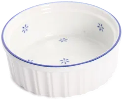 Vintage Servierset aus Keramik mit Korb – 7-teilig, rund - Bild 6