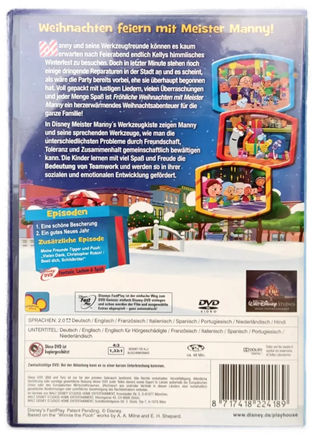 DVD "Meister Manny's Werkzeugkiste – Fröhliche Weihnachten mit Meister Manny" – Bild 2