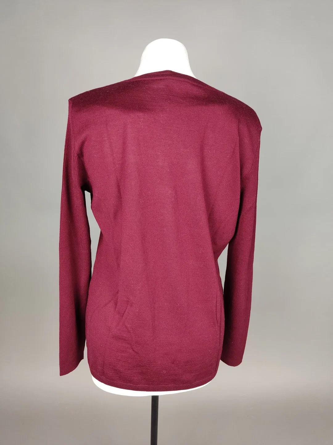 MADELEINE Damen-Strickjacke weinrot - XL / 42 – Bild 3