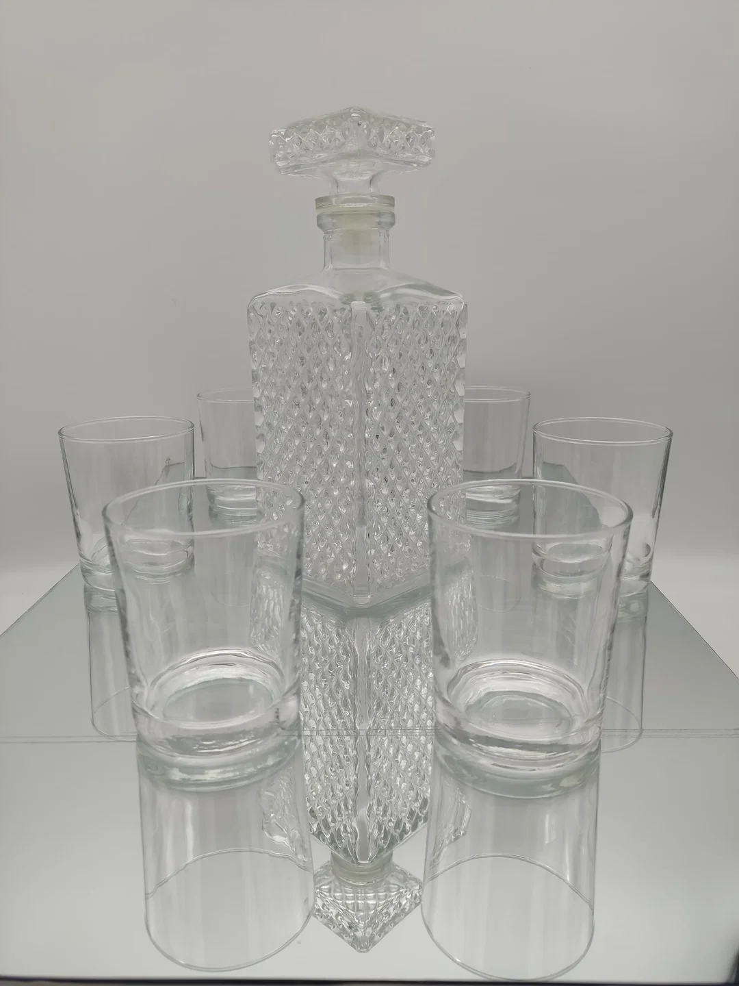 Whiskey Set (Karaffe & 4 Gläsern) aus Italien | Maritimer Charme – Bild 4