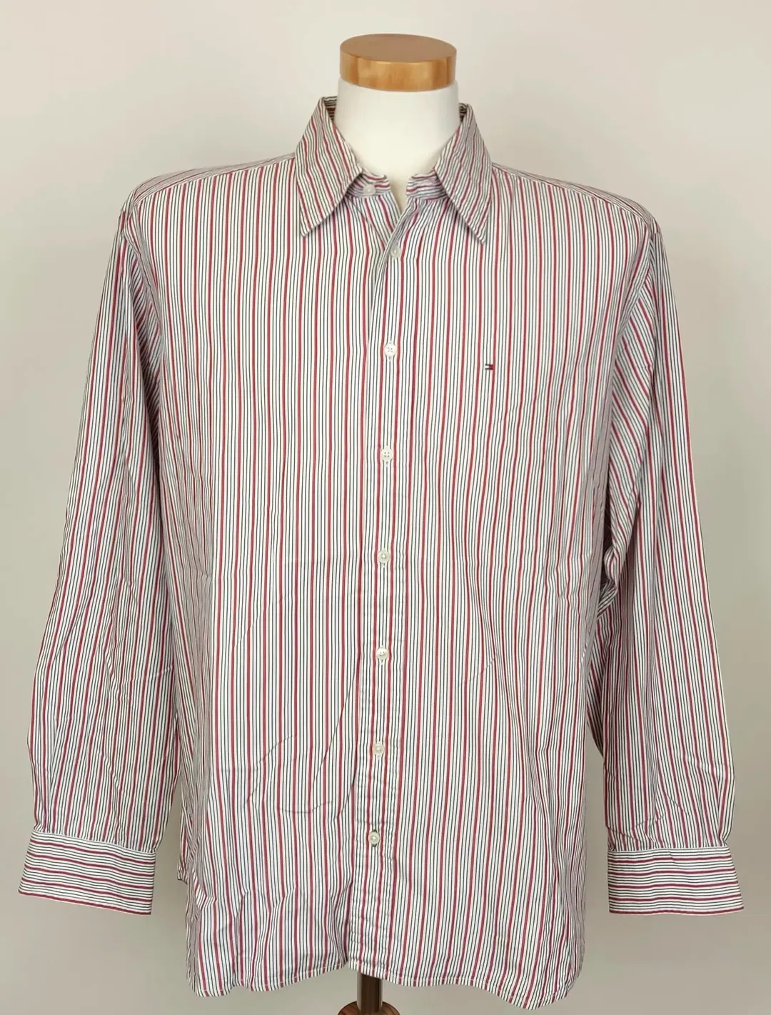 Tommy Hilfiger Herren Hemd gestreift Gr. 42 - Bild 1