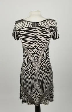 Piu & Piu Midikleid - XS/S, 95% Viskose, 5% Elasthan - Bild 3