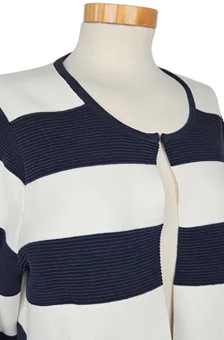 Christian Berg Damen Weste, blau/weiß - Gr. XL  - Bild 4