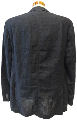 Benvenuto, Herrensakko, Leinen, blau, regular fit - Gr.52 - Bild 2