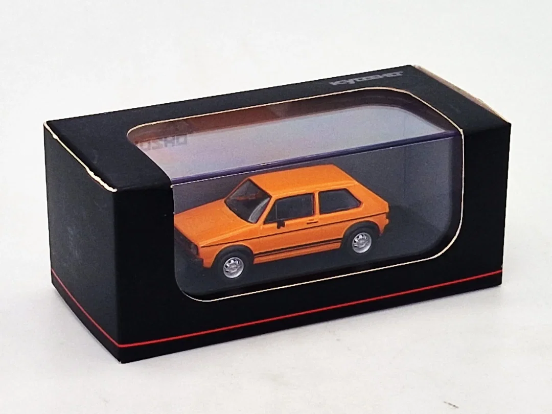 Kyosho Volkswagen Golf GTI (1976) - Orange - 1/64 - OVP (KS07050A8) – Bild 1