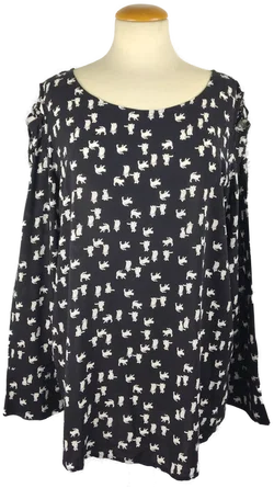Damenbluse s.Oliver Animal-Print | Sommerleicht