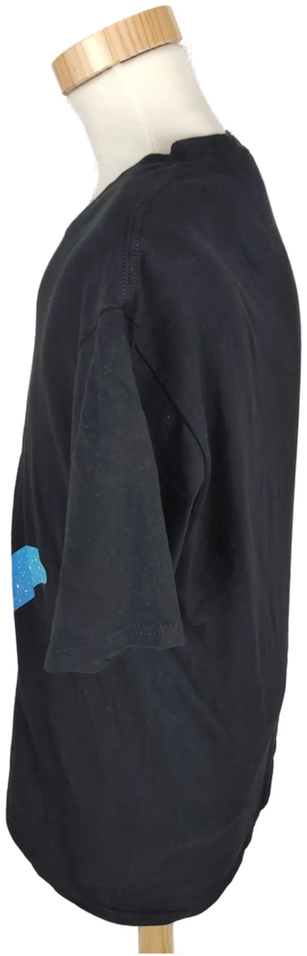T-Shirt "Port&Company", kurzarm mit Rundhalsausschnitt, schwarz mit Aufdruck, Größe M – Bild 2