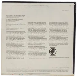 Vinyl LP - Arnold Schoenber, Vaughan Williams, Mitropoulos, The Strings of the New York Philharmonic  - Bild 2