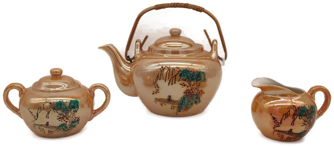 Chinesisches Kaffeegeschirr Sonstige Gold | Orientalischer Glanz – Bild 2