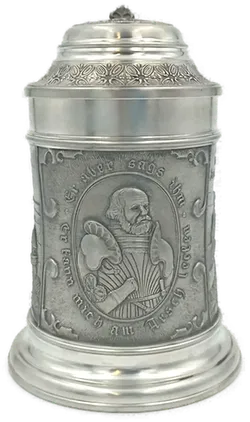 Zinnkrug mit Deckel - Götz von Berlichingen - Bild 3