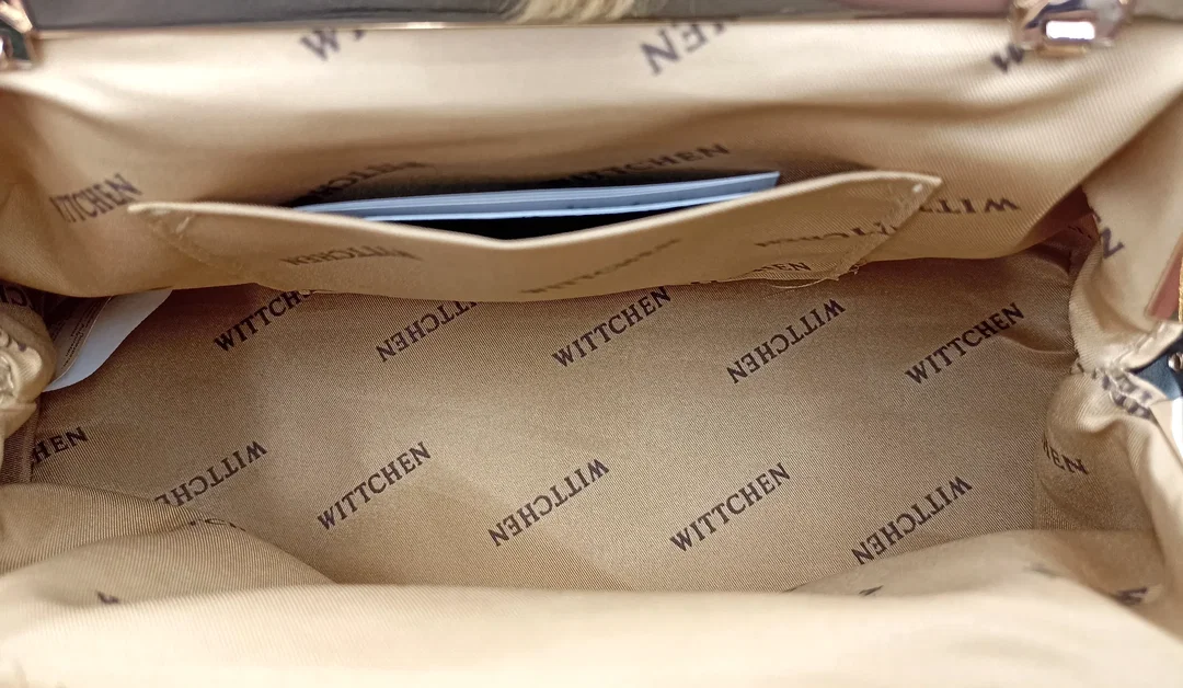 Wittchen Damenclutch Leder schwarz – Bild 5