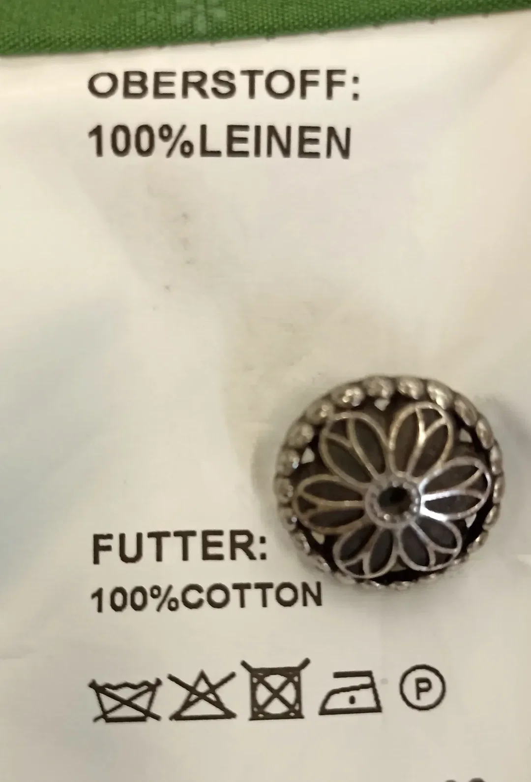 Kaiseralm Damen Trachtenweste gemustert grün Gr. M/L – Bild 4