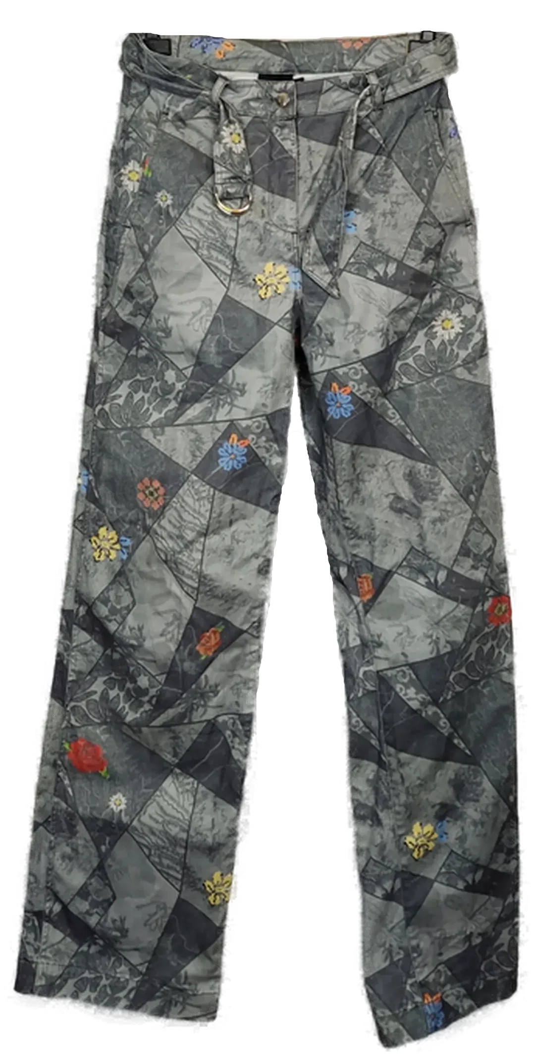 Desigual Damen Jeans grau gemustert Gr. XS - Bild 4