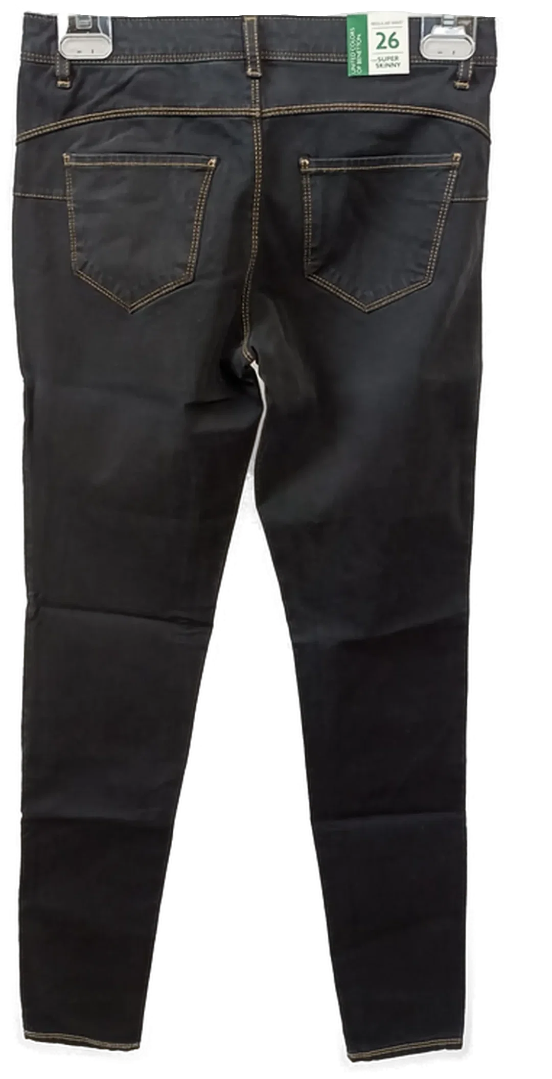 United Colors of Benetton Damen Jeans schwarz Gr. 27 – Bild 2
