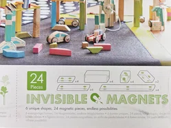 Magnetic Wooden Blocks Classic. - Holzmagnetbausteine (24teilig) - tegu - Bild 4
