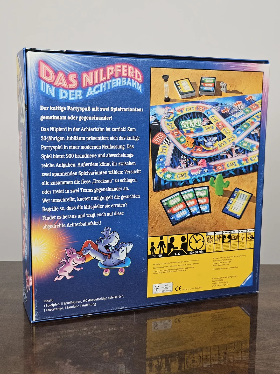 Das Nilpferd in der Achterbahn - Gesellschaftsspiel - Ravensburger  – Bild 2