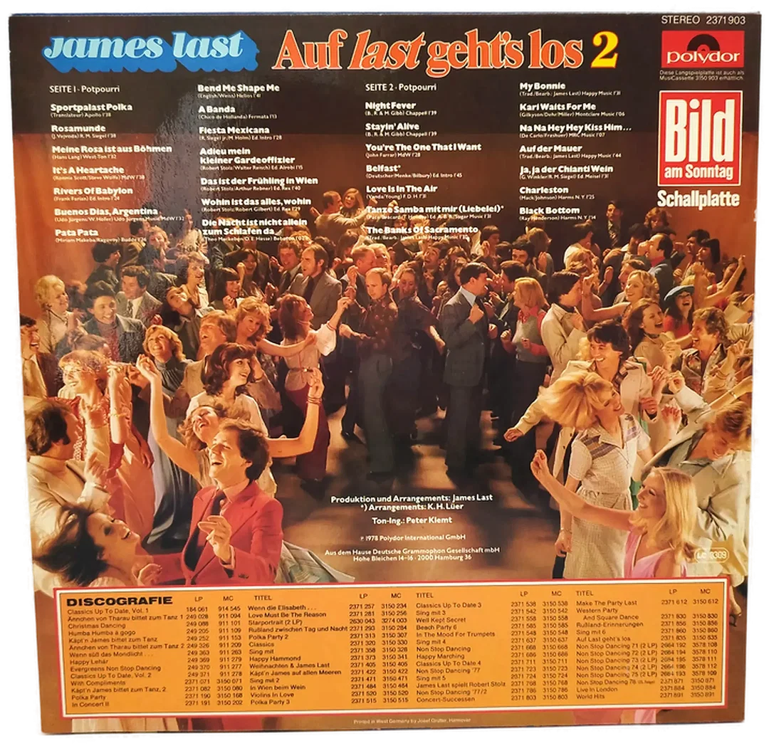 LP, James Last, Auf "last" geht`s los 2  – Bild 2