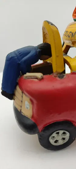 Keramik Chiva-Bus 'Colombia'  |  Handbemalt Folklore - Bild 11