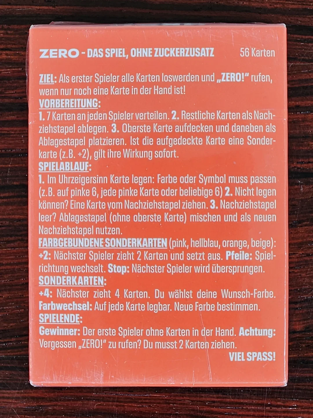 Zero -  Gesellschaftsspiel - Neon – Bild 2