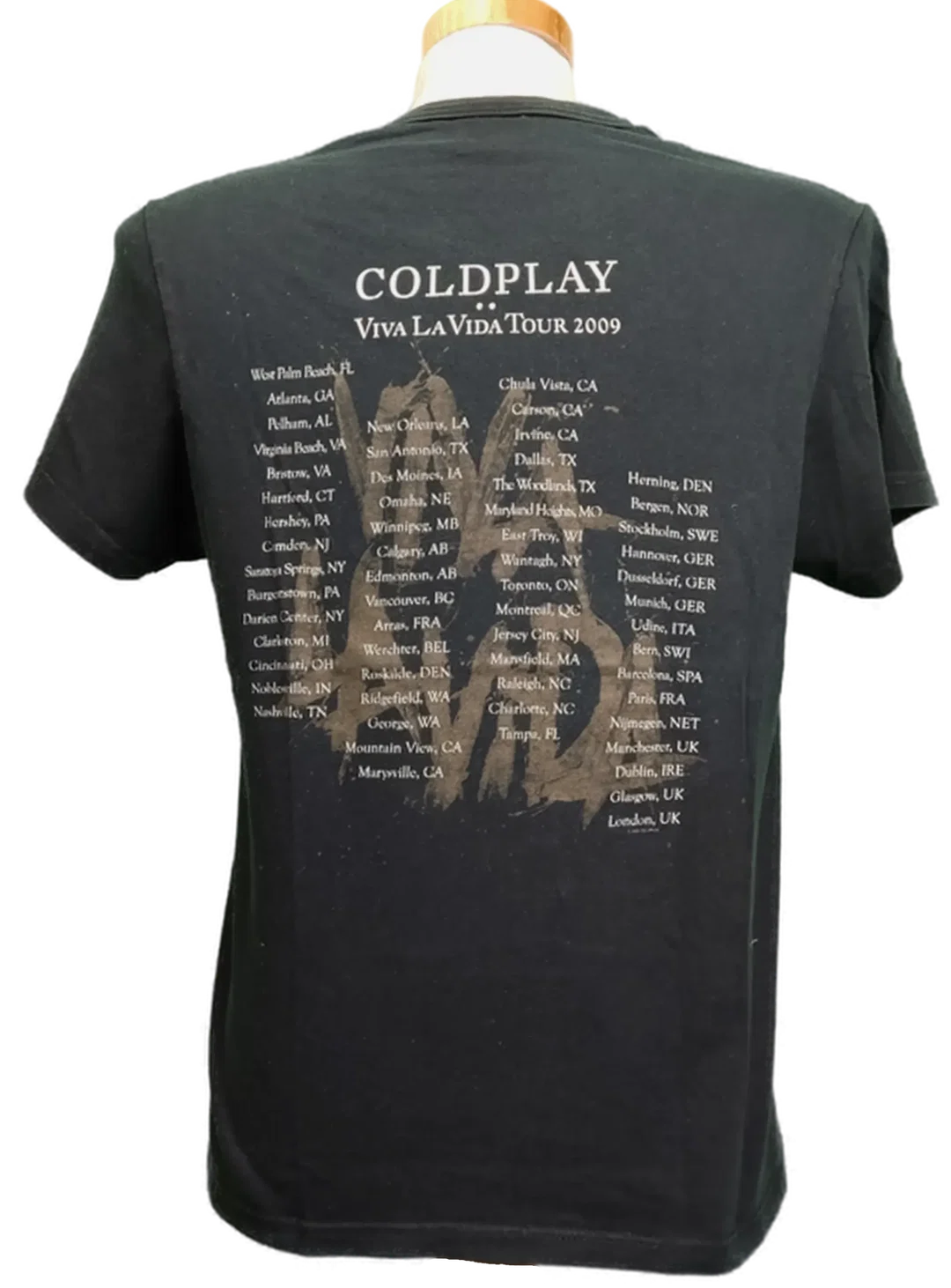 Coldplay Herrenshirt schwarz Gr. M – Bild 2