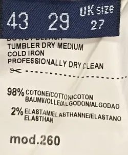 Trussardi Jeans Damen Jeans dunkelbraun Gr. UK 27 - Bild 3