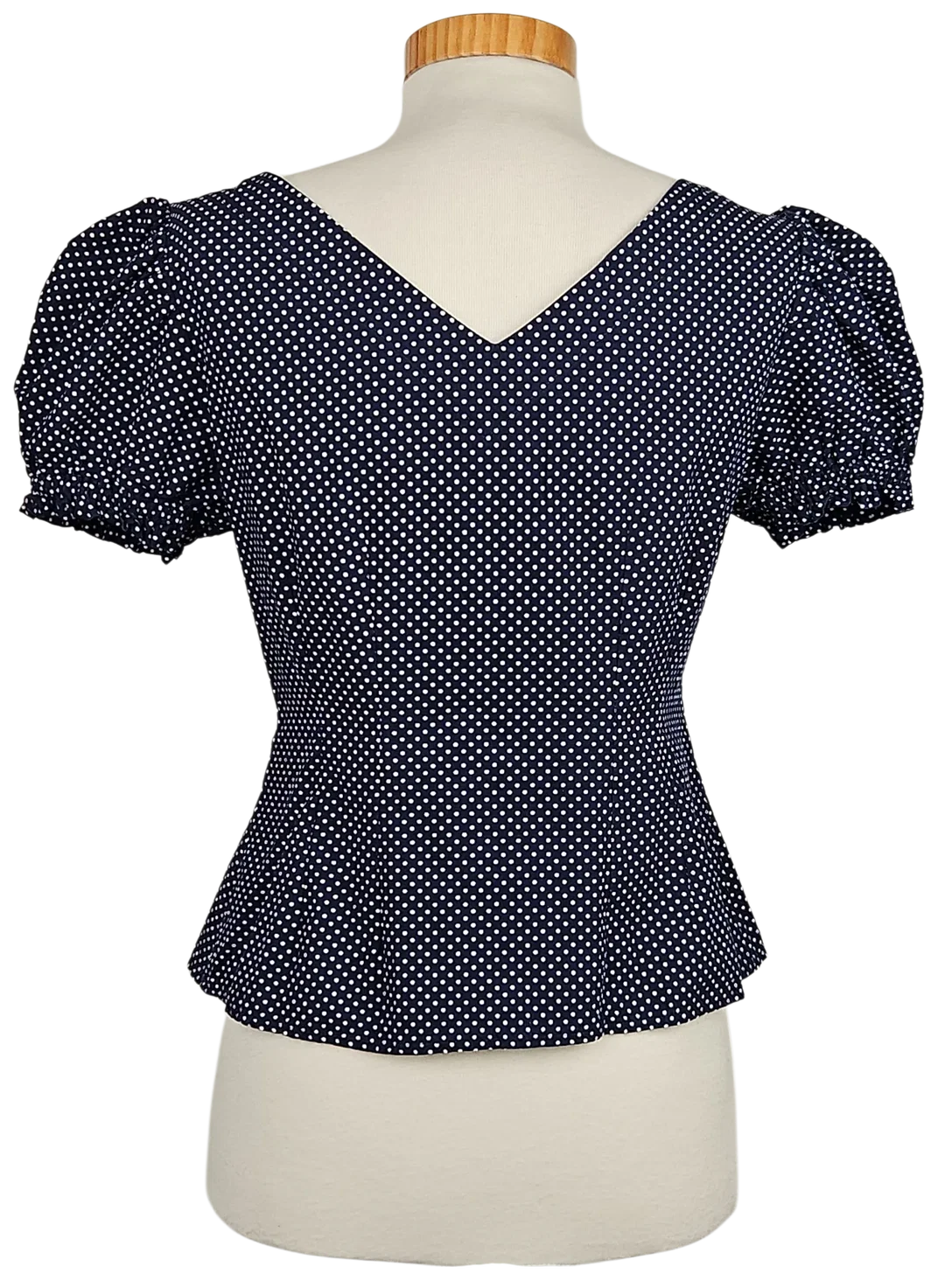 Lena Hoschek Damen Bluse, blau - Gr. S  – Bild 2
