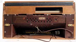 Hornyphon Musikmeister Röhrenradio mit Philips Plattenspieler, 51×28×33 cm - Bild 4