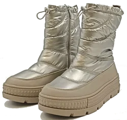 Tamaris Damen Schneestiefel Champagne Gr. 38 – Vorschau 1
