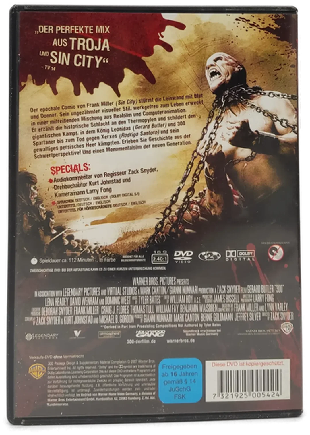 DVD "300" mit Gerard Butler und Lena Headey – Bild 2