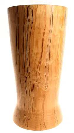 Großer handgefertigter Behälter aus Olivenholz – Unikat Ø ca. 25,5 cm / H ca. 48 cm - Bild 1