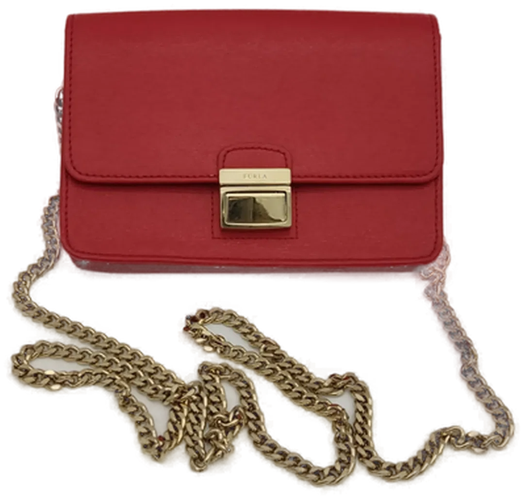 Furla, Metropolis Red Mini Crossbody Tasche, Leder - Bild 4
