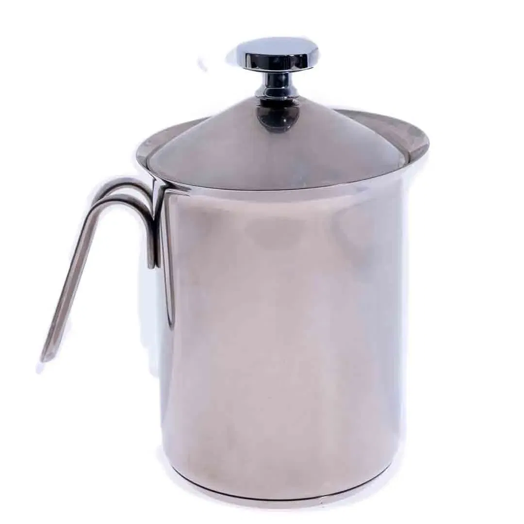 TCM manueller Milchaufschäumer aus Edelstahl (1 Liter) - Bild 4