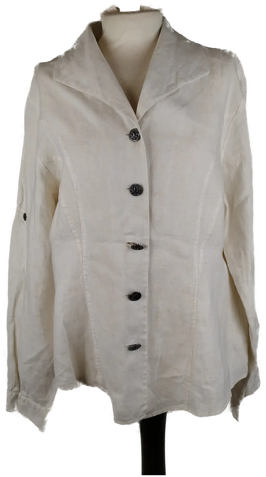 Giesswein Trachten-Bluse - Gr. 42 / 100% Leinen - Bild 1