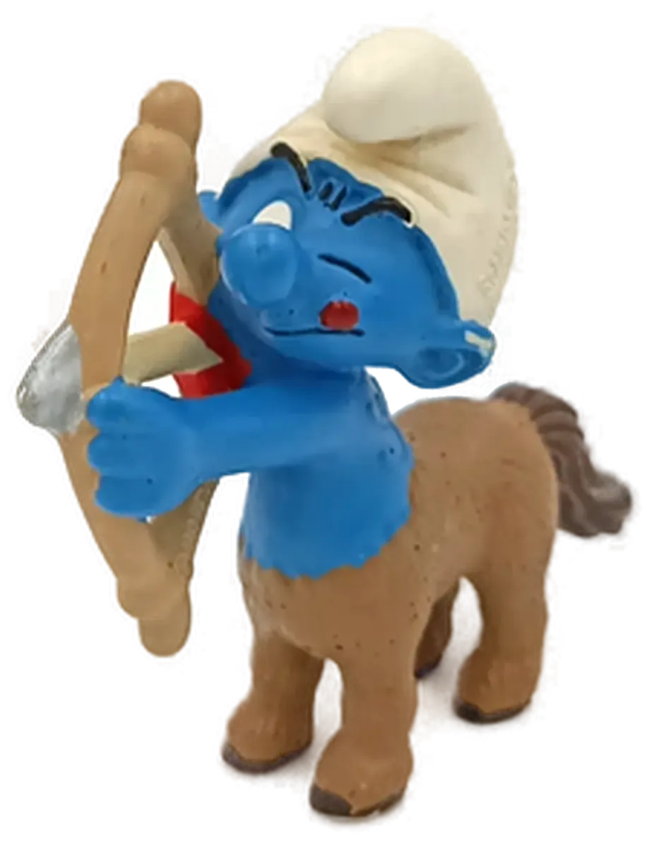 Schleich Schlümpfe - Zentaurus Schlumpf mit Bogen - Bild 4