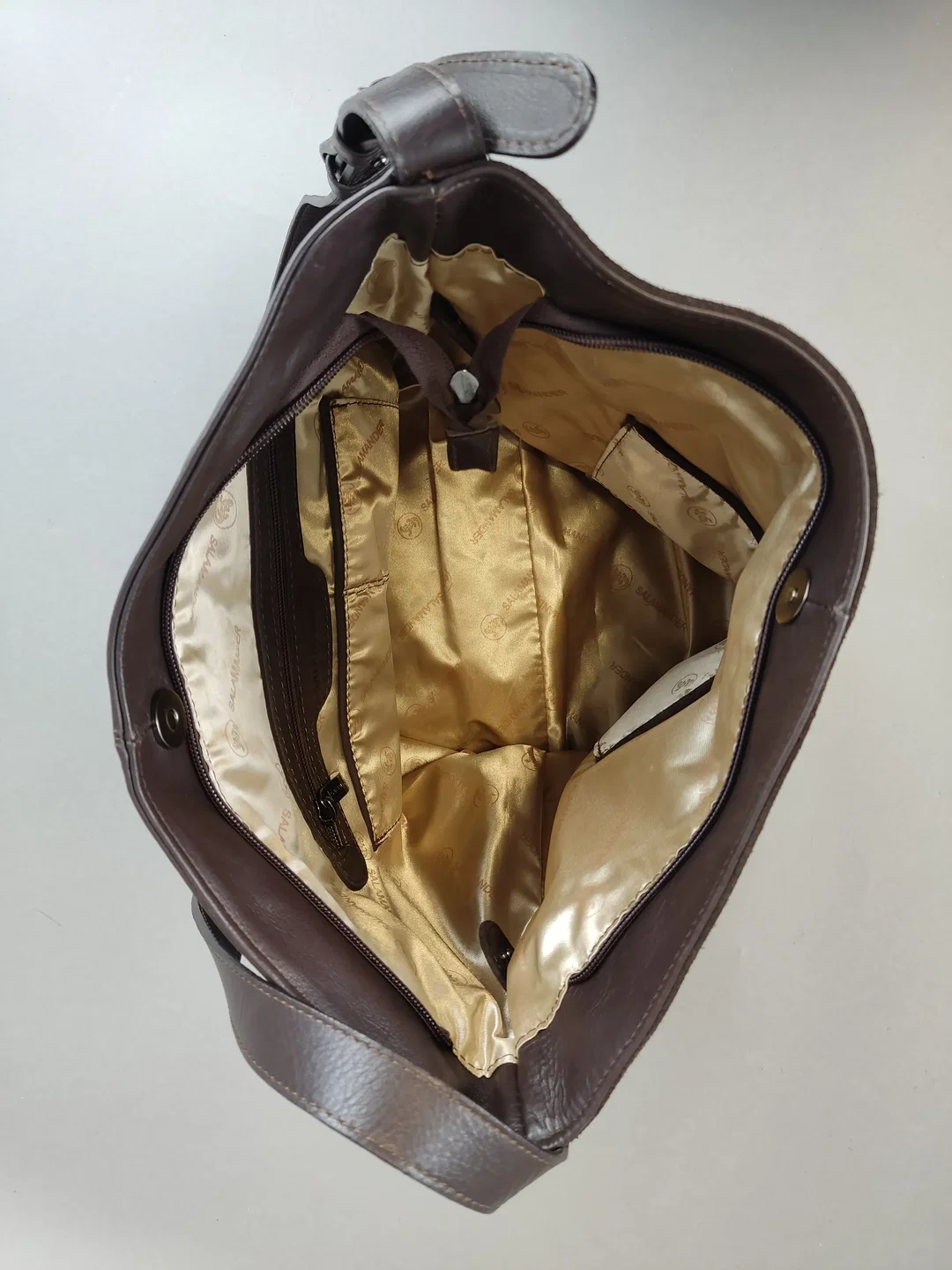 Salamander Tasche aus Rauleder - braun – Bild 6