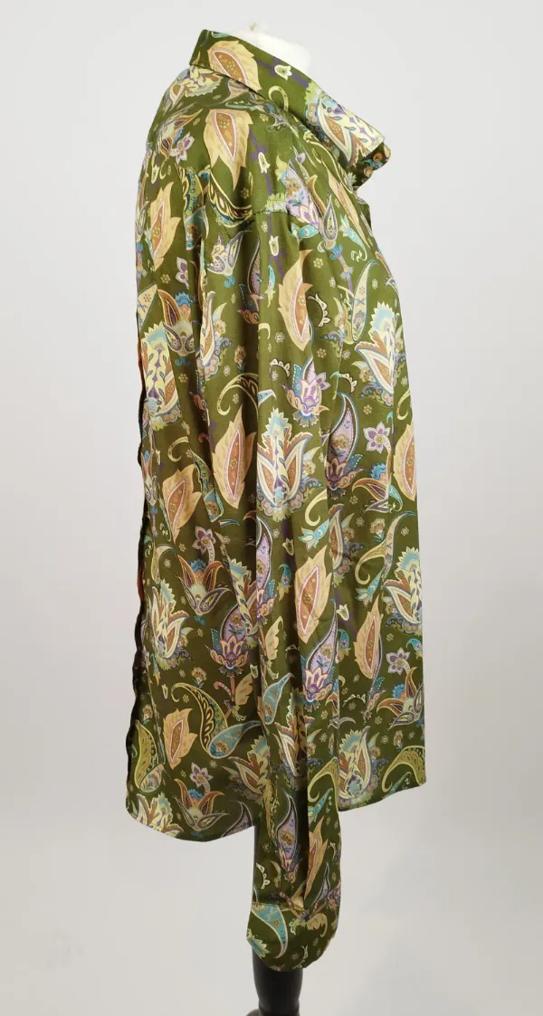 ETRO Milano Bluse / Hemd bemustert - Gr. XL  – Bild 2
